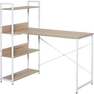 HomCom Retro Industrial Computer Desk for $60 HomCom Retro Industrial Computer Desk for $60