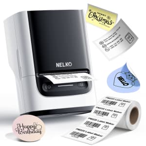 Nelko Bluetooth Label Maker Machine for $16 w/ Prime