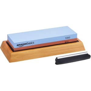 Amazon Basics 400/1000-Grit Whetstone for $12 Amazon Basics 400/1000-Grit Whetstone for $12