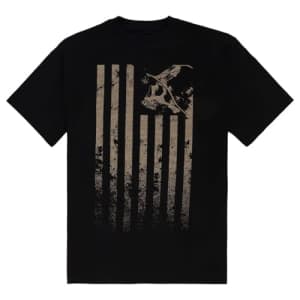 Metal Mulisha Men's Stripes Black/Gold Short Sleeve T Shirt L for $20