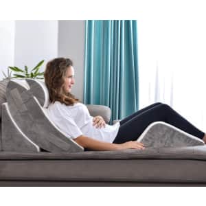 4-Piece Bed Wedge Pillow Set for $48