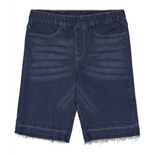 Calvin Klein Girls' Bermuda Denim Shorts, Super Soft Stretch Fabric, Functional Pockets, Zipper for $25