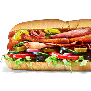 Subway Footlong. Good only at participating restaurants, coupon code "FREEFL" bags a free footlong sandwich when you purchase another one.