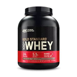 Optimum Nutrition Gold Standard 100% Whey Protein Powder, Chocolate Malt, 5 Pound (Packaging May for $85