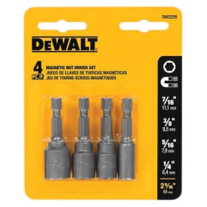 DeWalt 4-Piece Magnetic Nut Driver Set for $6.99 for members DeWalt 4-Piece Magnetic Nut Driver Set for $6.99 for members