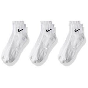 Nike Everyday Cushion Ankle Training Socks (3 Pair), Men's & Women's Ankle Socks with Sweat-Wicking for $16