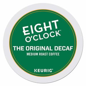Eight O'Clock Coffee The Original Decaf, Single-Serve Keurig K-Cup Pods, Medium Roast Coffee, 96 for $44
