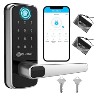 Olumat Keyless Entry Smart Fingerprint Keypad Door Lock for $80 Olumat Keyless Entry Smart Fingerprint Keypad Door Lock for $80