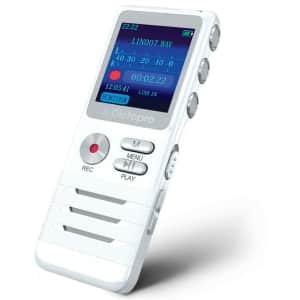 Dictopro X100 8GB Digital Voice Activated Recorder for $33