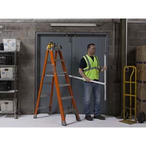 Louisville Ladder FS1505 Step Ladder, 5-Feet, Orange for $130 Louisville Ladder FS1505 Step Ladder, 5-Feet, Orange for $130