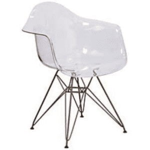 Flash Furniture Allure Series Transparent Side Chair for $111