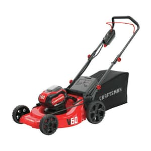 Craftsman 60V 21" 3-in-1 Cordless Lawn Mower Kit for $331