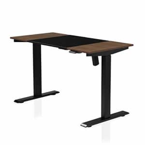 Furniture of America Grant Two-Tone Height Adjustable Electric Office Desk, 47.25-inch, Black and for $271