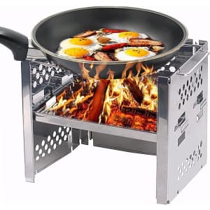 Unigear Wood Burning Camp Stove for $20