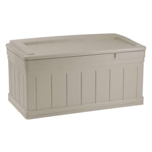 Suncast 129-Gallon Extra Large Deck Box w/ Seat for $153 for members Suncast 129-Gallon Extra Large Deck Box w/ Seat for $153 for members