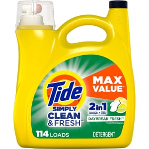 Tide Simply Clean & Fresh 165-oz. Liquid Laundry Detergent for $13