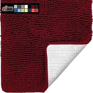 Gorilla Grip Bath Rug, 30x20, Thick Soft Absorbent Chenille Rubber Backing Bathroom Rugs, for $25 Gorilla Grip Bath Rug, 30x20, Thick Soft Absorbent Chenille Rubber Backing Bathroom Rugs, for $25