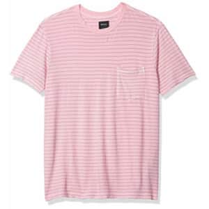 RVCA Men's PTC Stripe Short Sleeve Crew Neck Shirt, Pale Lilac, XX-Large for $24 RVCA Men's PTC Stripe Short Sleeve Crew Neck Shirt, Pale Lilac, XX-Large for $24