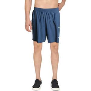 PUMA Men's Runner ID 7" Shorts, Dark Denim, M for $18