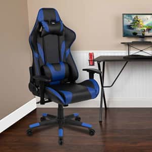 Flash Furniture BlackArc X20 Gaming Chair Racing Office Ergonomic Computer PC Adjustable Swivel for $132