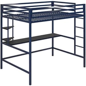 Novogratz Maxwell Metal Bunk Bed w/ Desk & Shelves for $315