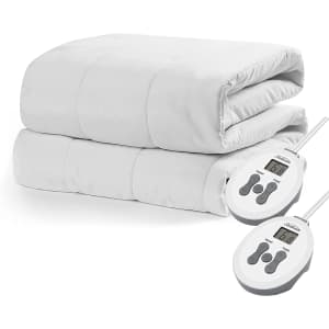 Sunbeam Restful Quilted Heated King-Size Mattress Pad for $63 Sunbeam Restful Quilted Heated King-Size Mattress Pad for $63
