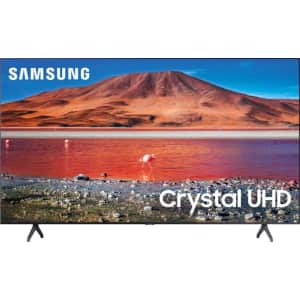 Samsung UN65TU7000FXZA Class 7 Series 64.5" 4K UHD Smart Tizen TV for $448