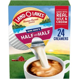 Land O Lakes Mini Moo's Half And Half Creamer Singles 24-Count for $2.62 via Sub & Save