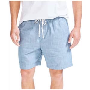 Nautica Men's 7" Classic Fit Boardwalk Shorts, Blue Stern, Large for $28