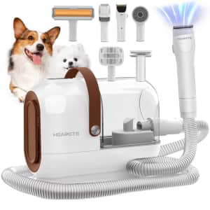 Heapets Dog Grooming Vacuum Kit for $37