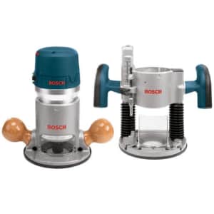 Bosch 12A Plunge and Fixed-Base Router Kit for $249