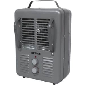 Optimus Portable Utility Heater with Thermostat, Grey for $42 Optimus Portable Utility Heater with Thermostat, Grey for $42