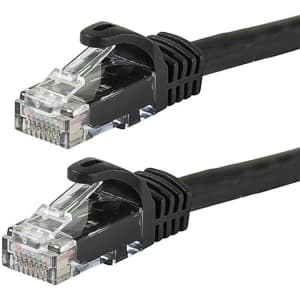 Monoprice Flexboot 5-Foot Cat6 Ethernet Patch Cable for $4