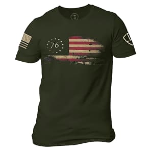 Men's Flag Graphic T-Shirt for $7