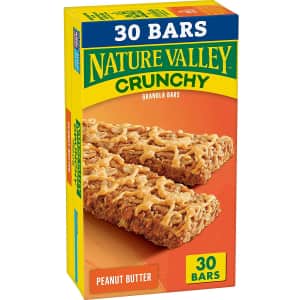 Nature Valley Crunchy Granola Bars 30-Pack for $5.34 via Sub & Save