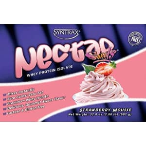 Syntrax Nectar Sweets Native Grass-Fed Whey Protein Isolate, Strawberry Mousse, 2 Pound (Pack of for $55