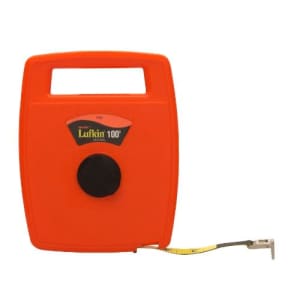 Crescent Lufkin 1/2" x 100' Hi-Viz Orange Linear Engineer's Fiberglass Tape Measure - 706D for $32 Crescent Lufkin 1/2" x 100' Hi-Viz Orange Linear Engineer's Fiberglass Tape Measure - 706D for $32