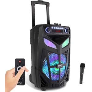 Pyle Portable Bluetooth PA Speaker System for $82 Pyle Portable Bluetooth PA Speaker System for $82