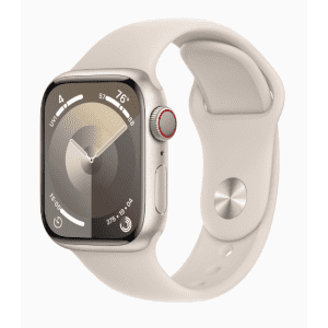 Apple Watch Series 9 GPS + Cellular 41mm Smart Watch for $280