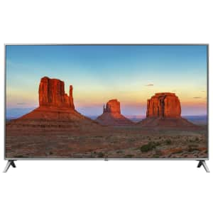 LG 55" 4K HDR LED UHD Smart TV for $279