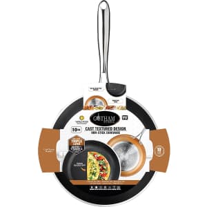 Gotham Steel 10" Cast Textured Non-Stick Skillet for $18