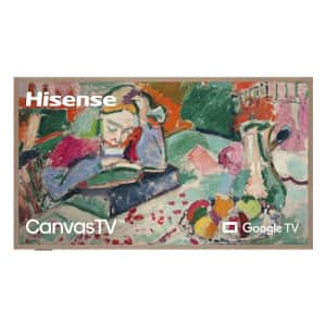 Hisense 55-Inch Class QLED 4K S7N CanvasTV Series Dolby Vision HDR Google Smart TV (55S7N, 2024 for $899