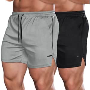 Men's Gym Shorts 2-Pack from $10