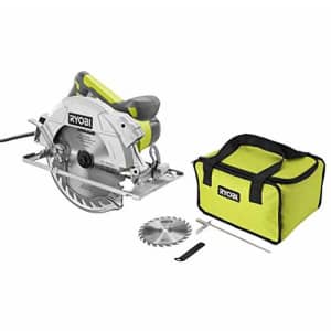 Ryobi ZRCSB144LZK 15 Amp 7-1/4 in. Heavy-Duty Circular Saw with Exactline Laser (Renewed) for $92