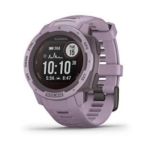 Garmin Instinct Solar, Solar-Powered Rugged Outdoor Smartwatch, Built-in Sports Apps and Health for $230