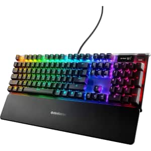 SteelSeries Apex Pro HyperMagnetic Gaming Keyboard for $132