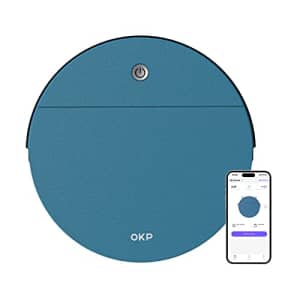 OKP K3P Robot Vacuum Cleaner 3000Pa Suction Power, Wi-Fi/APP/Alexa, 150Mins Runtime, for $110