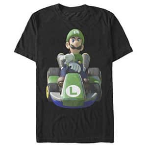 Nintendo Men's T-Shirt, Black, Small for $13