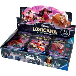 Ravensburger Disney Lorcana TCG Booster Pack Display: Floodborn for $115, Inklands for $120