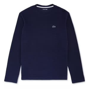 Lacoste Men's Waffle Knit Thermal Shirt for $30